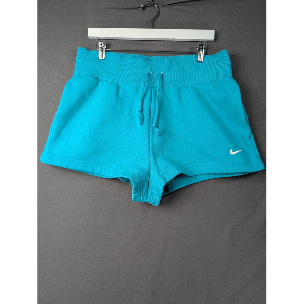 Nike Sportswear Phoenix Fleece Shorts Baltic Blue Womens Large